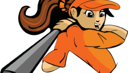 Softball Girl Batting Bat Athlete - 1shortdesign / Pixabay